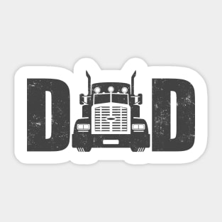 Truck Dad Fathers Day Gift Sticker